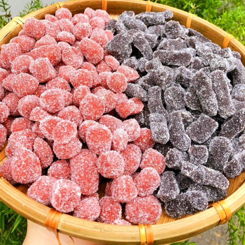500gr Kẹo Dâu Tây mix Kẹo Dâu Tằm - Đặc Sản Đà Lạt