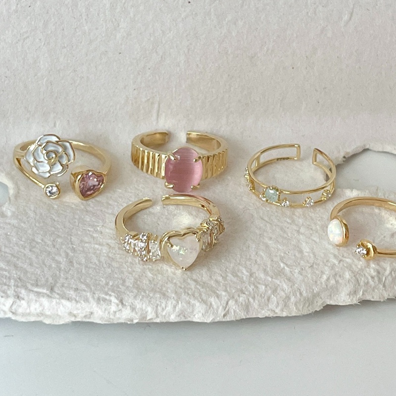 Móc Khóa Hình Vỏ Sò Đính Đá Opal Nhân Tạo Thời Trang Dành Cho Nữ