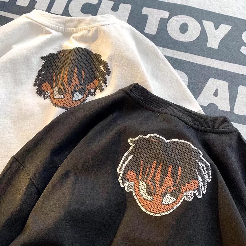 Áo Thun Tay Ngắn Cổ Tròn In Chữ M-8XL Thời Trang Mùa Hè Cho Nam