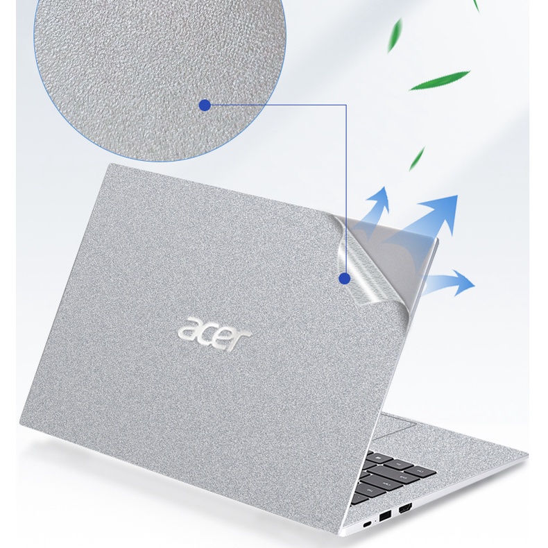 Miếng Dán Trang Trí laptop Máy Tính Bảng Bằng Chất Liệu vinyl Màu Đen Cho acer nitro 5 swift 3 swift go aspire 3 aspire 5 sf314-42 sf314-57g an515-45 sfg14-41