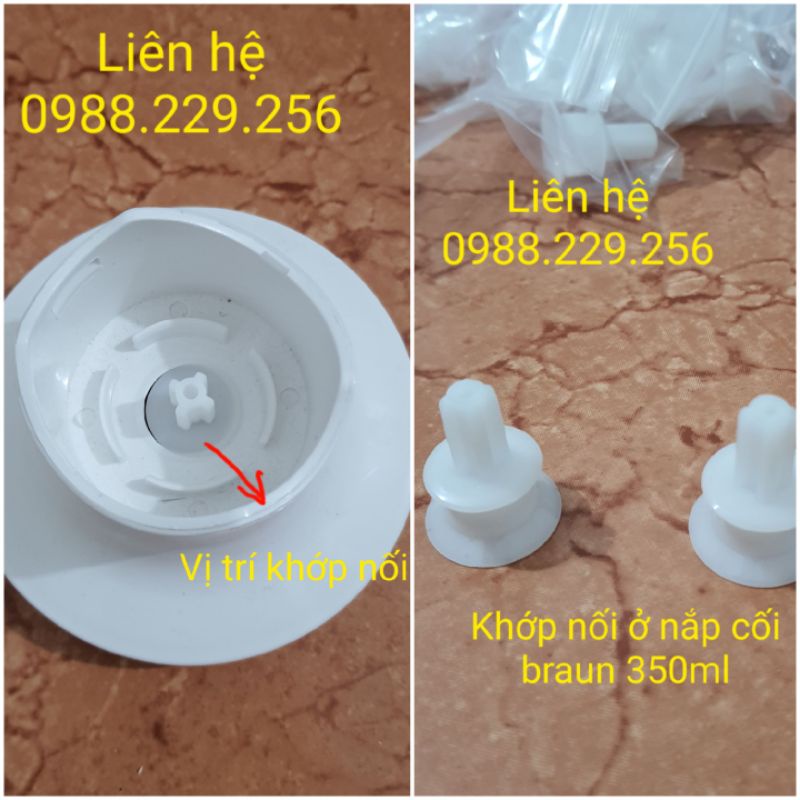 Phụ kiện Braun hoa khế nắp cối khô HC 350mlcho máy xay Braun MQ5245 MQ3045 MQ5045 MQ545