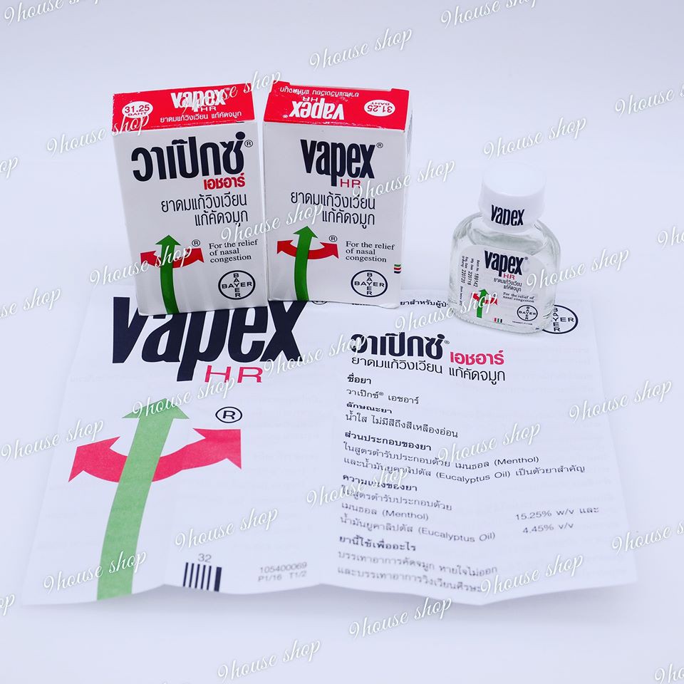 01 dầu nóng thông mũi vapex thái lan 5ml - ảnh sản phẩm 2