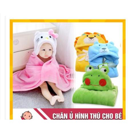 Khăn ủ ấm dầy dặn giữ nhiệt cho bé
