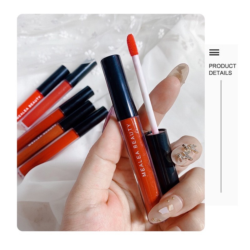 Set 5 son kem lì tone đất cực hot ínta, son kem lâu trôi trẻ trung