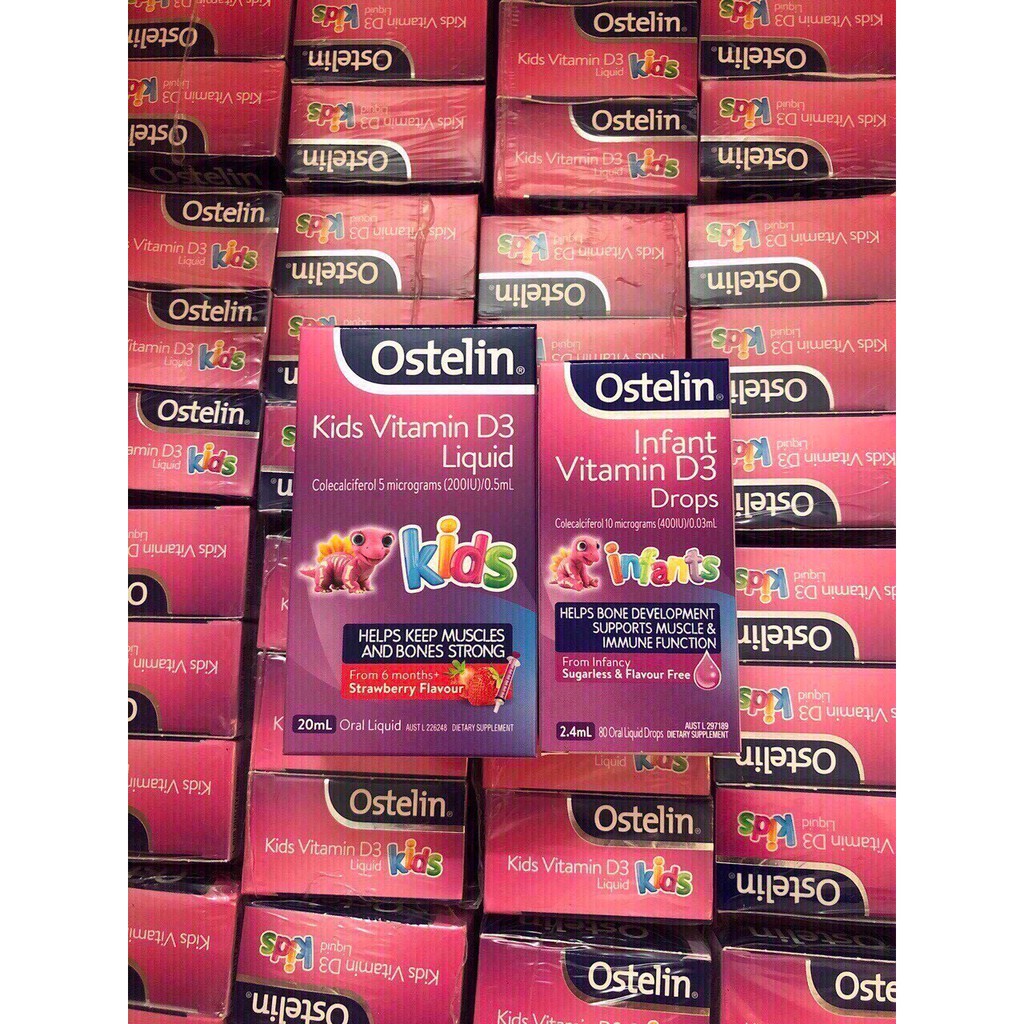 Vitamin D3 Ostelin cho bé