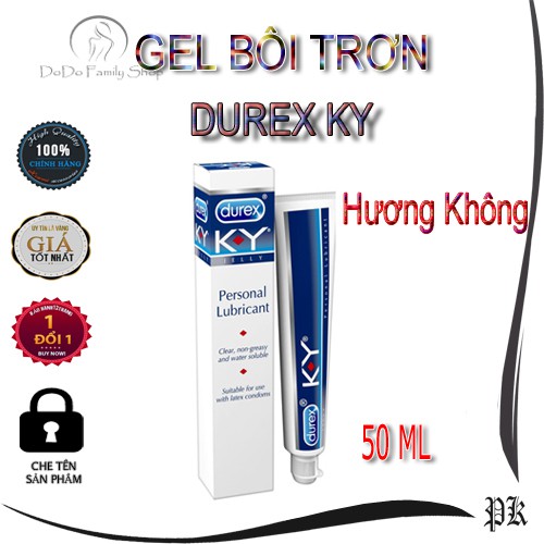  Gel bôi trơn chống khô hạn KY Jelly 50ml