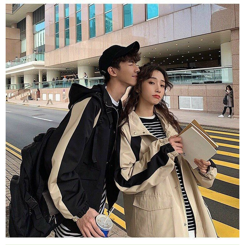 Áo Khoác kaki chống rét dày dặn dành cho cặp đôi couple dáng unisex dành cho nam nữ cao cấp | BigBuy360 - bigbuy360.vn