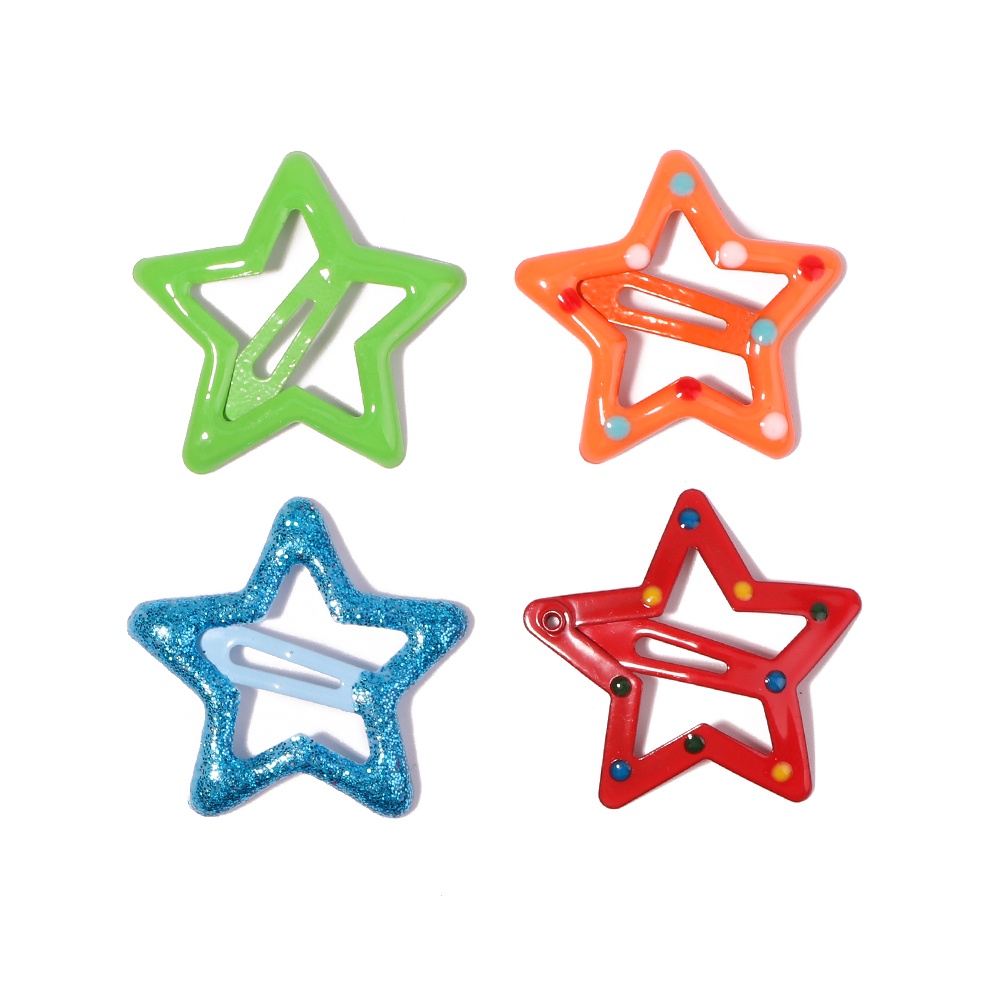 Set 10 kẹp tóc Kidsbows hình ngôi sao dễ thương cho bé gái