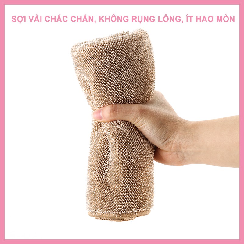 Khăn lau sợi tre đa năng hút nước tốt lau sạch nhanh chóng MyJae 30x42cm