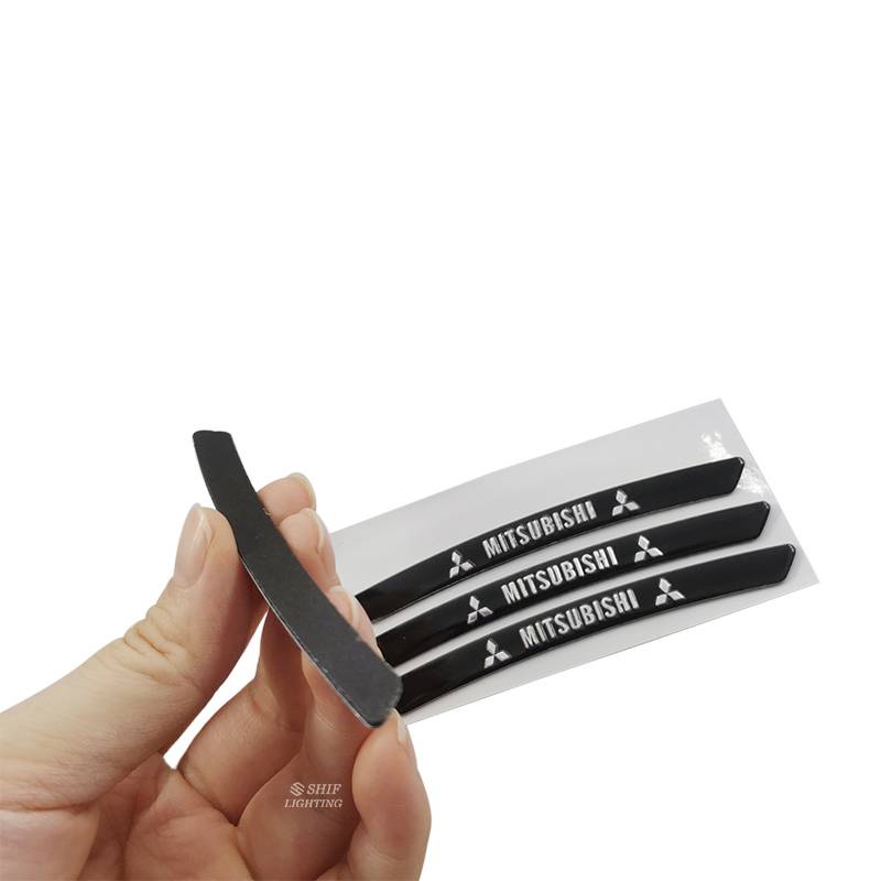 Bộ 4 Miếng Dán Trang Trí Bánh Xe Hơi Mitsubishi