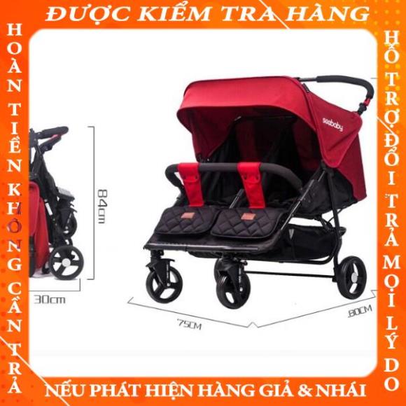 XE ĐẨY ĐÔI CAO CẤP GẤP GỌN SEEBABY T22 CÓ CHỐNG XÓC - BẢO HÀNH 1 NĂM nguyenvan