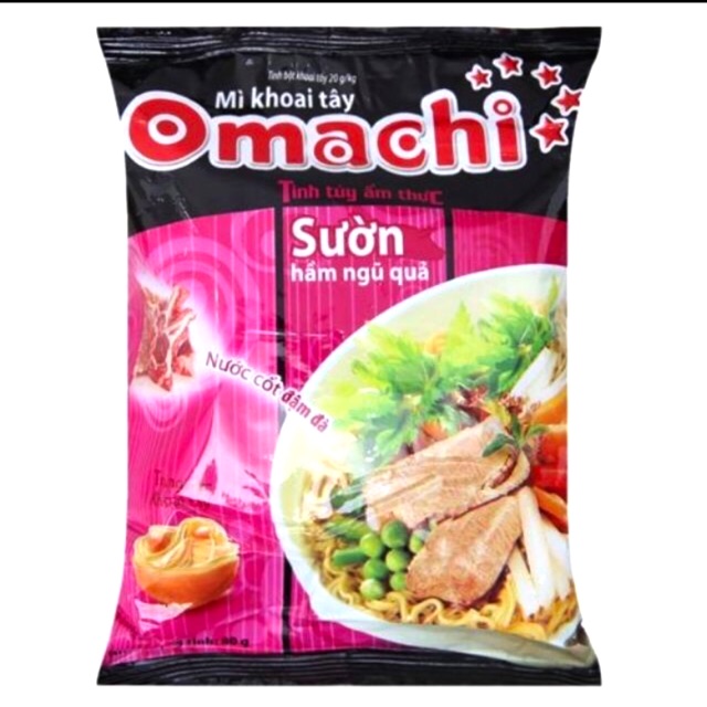 MÌ OMACHI VỊ BÒ HẦM, SƯỜN HẦM NGŨ QUẢ, XỐT SPAGETTI,...