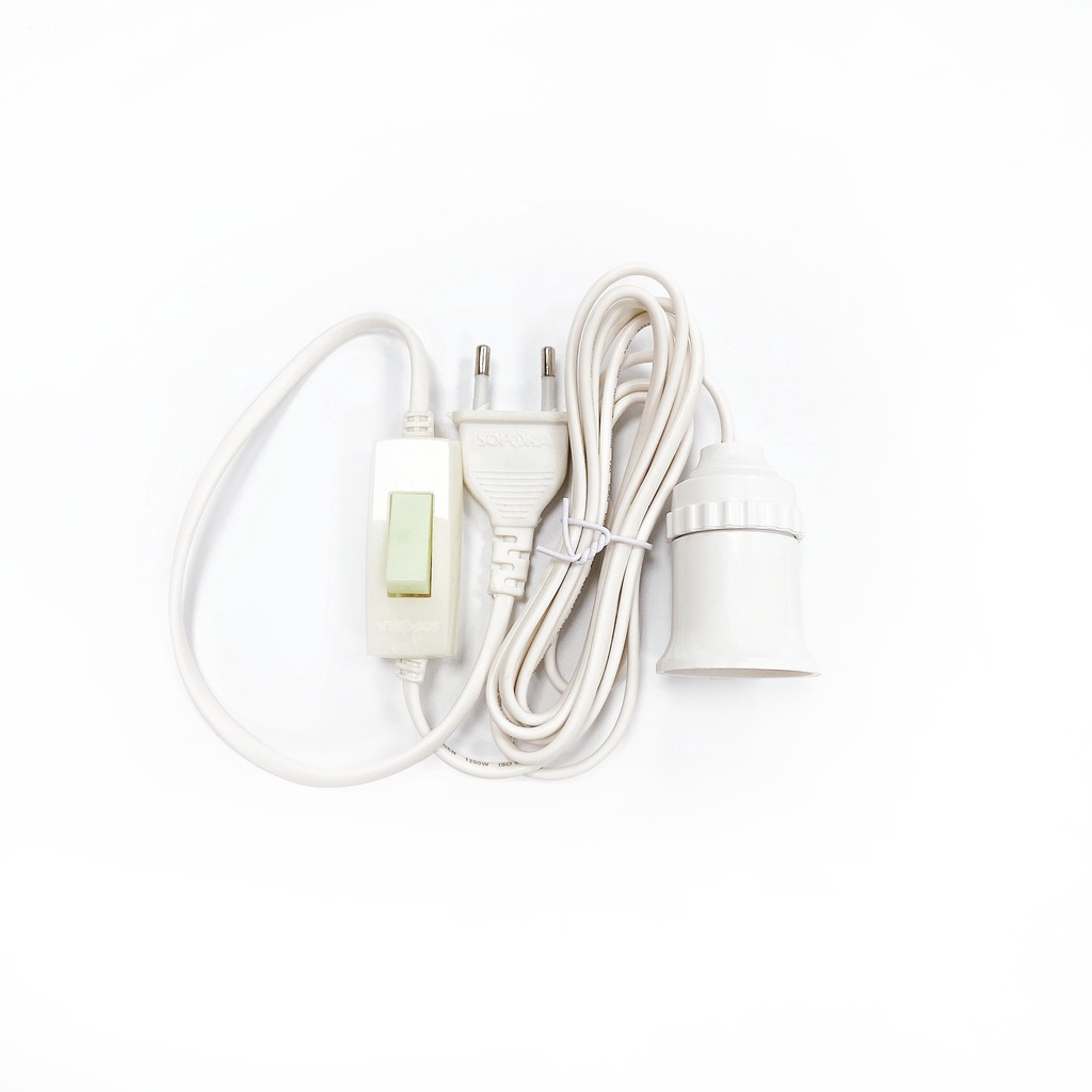 Bộ dây đuôi đèn liền công tắc SOPOKA ĐS sẵn phích siêu tiện lợi