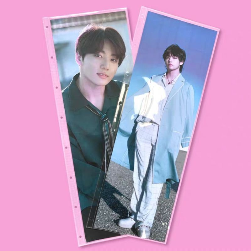 (Hàng order) 20 Sheet nhựa đựng slogan 60*20 - Binder Pocket