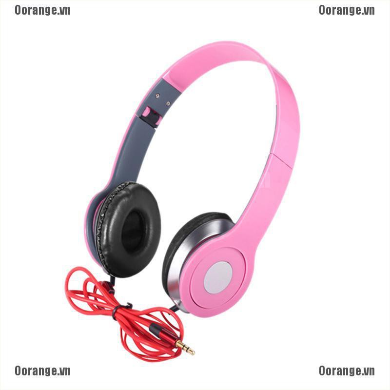 MT Over-Ear Teens Kids Childs Foldable DJ Headphones 3.5mm Wired Game Earphones UK BH