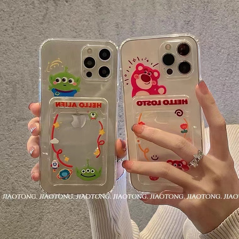 Ốp Điện Thoại Silicon Mềm Chống Rơi Họa Tiết Gấu Và Hoa Dễ Thương Dành Cho iphone 14 11 12 13 Pro Max XR Xs 7 8 Plus