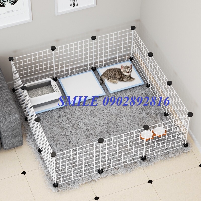 {HÀNG MỚI VỀ} Combo Chuồng quây lưới chó mèo lắp ghép đa dạng mẫu
