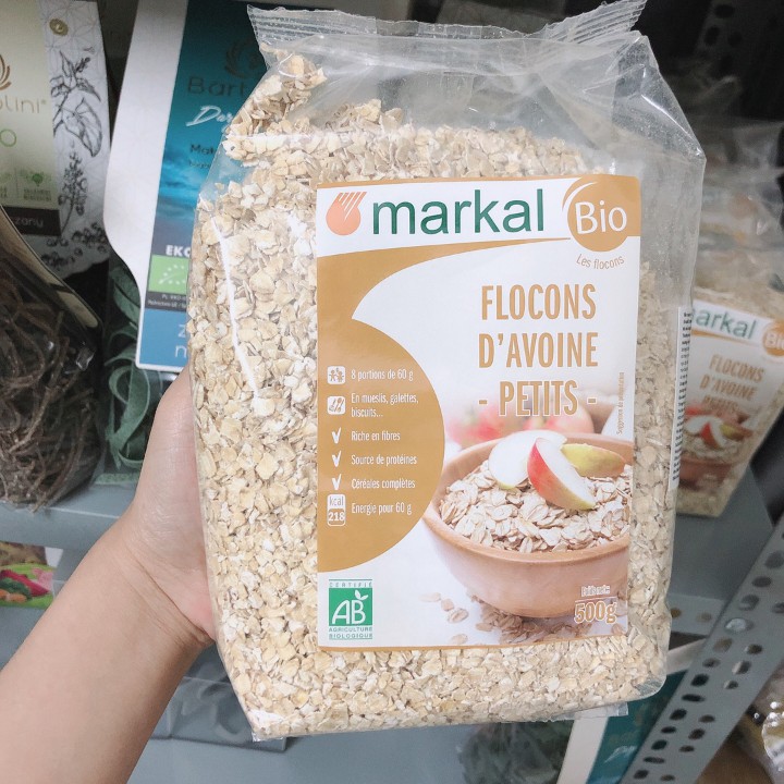 Yến Mạch Hữu Cơ Cán Mỏng Markal 500gr