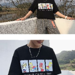 Áo thun unisex bigsize Simpson