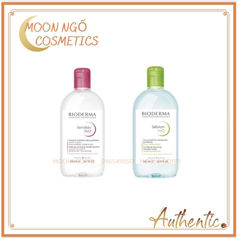 [Mã 44FMCGSALE1 giảm 10% đơn 250K] Nước Tẩy Trang, Làm Sạch Da Bioderma 500ml