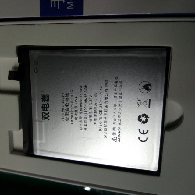 Pin Xiaomi Redmi note 4x Bn43 chính hãng Nohon , lehehe , Suiqi , Dj