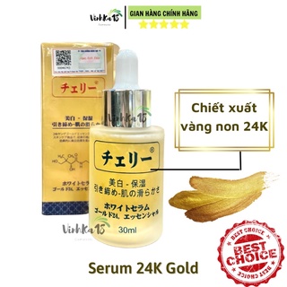 [KÈM QUÀ TẶNG] Serum Vàng Non 24K Hoa Anh Đào Nhật Bản Chính Hãng Mẫu Mới 30ml