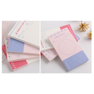 Tập giấy Note Today's Plan/ Draw My Day