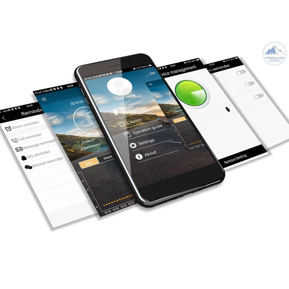 Đồng hồ thể thao thông minh chống thấm nước 1.14 inch