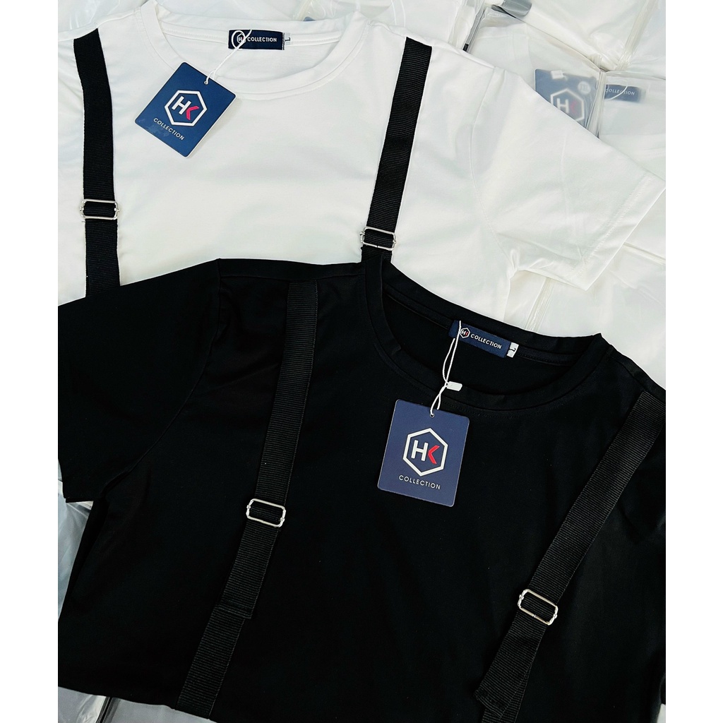 Áo thun nam ngắn tay cổ tròn in chữ BASIC mix đai vải cotton co giãn bốn chiều mặc mát form vừa VBSHOP00982