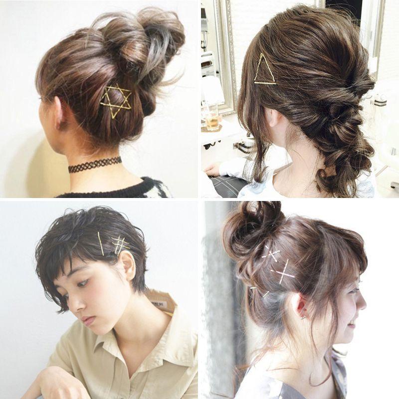 Phụ Kiện Tóc MXGOODS Màu Đen 5CM|Kẹp Tóc Gợn Sóng Cho Nữ