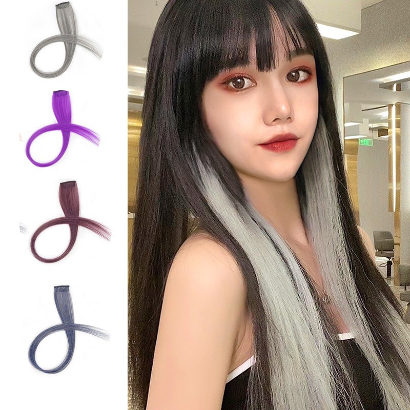 Tóc Giả Dài Thẳng Tự Nhiên Nhiều Màu Sắc Cá Tính Như Lisa