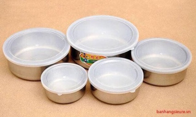 Bộ 5 bát inox
