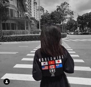 🌟 Áo Thun Tay Lỡ Cờ WordWide