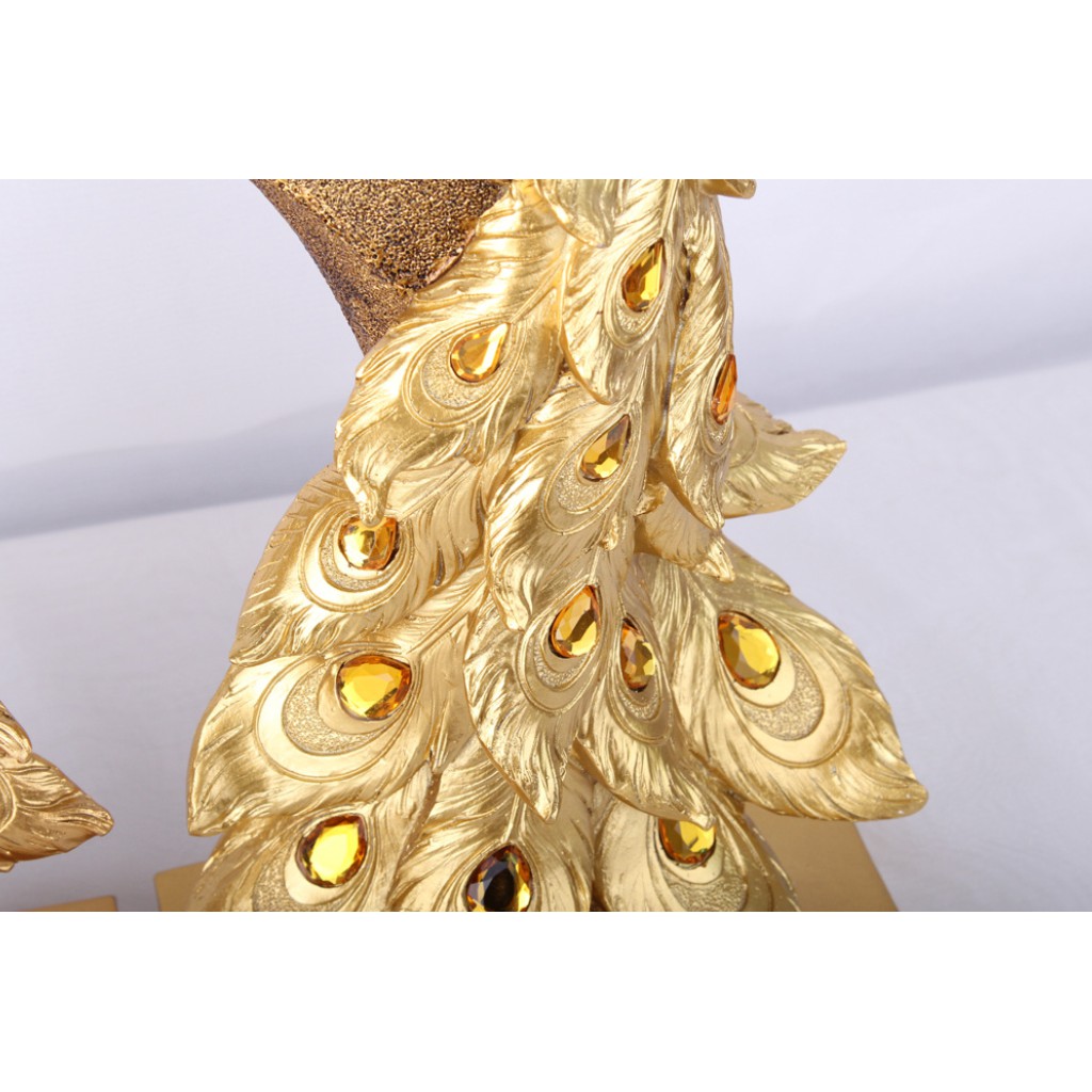 Tượng để bàn. tượng chim công để bàn. decor con công. decor trang trí. tượng chim công trang trí. decoration home