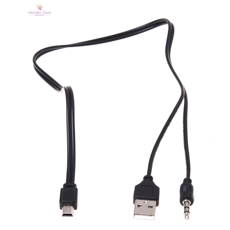 Dây Cáp Âm Thanh 5 Pin Usb 2.0 3.5mm
