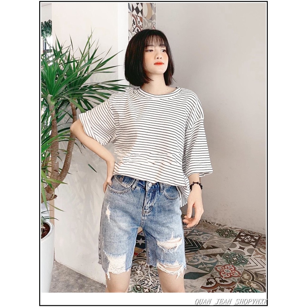 Quần NGỐ jean nữ RÁCH 2913-N1%8