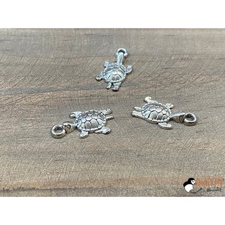 Charm rùa xi bạc - C3