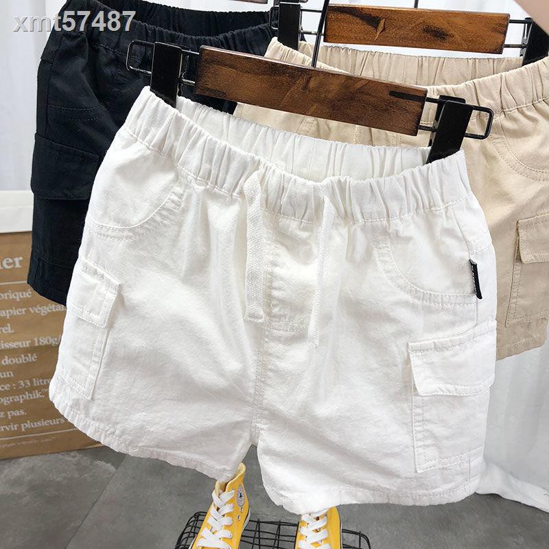 ✑2021 quần ngoài mới cho bé trai lớn, quần short cotton mỏng thời trang mùa hè, quần lót mỏng thông thường phong cách Hà