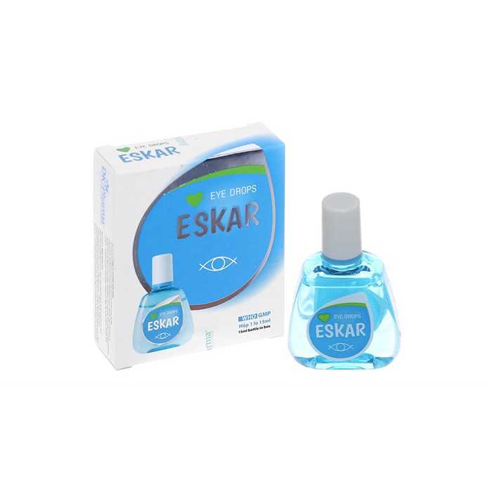 ESKAR nước nhỏ cho mắt hết khô - mỏi DK Pharma lọ 15ml