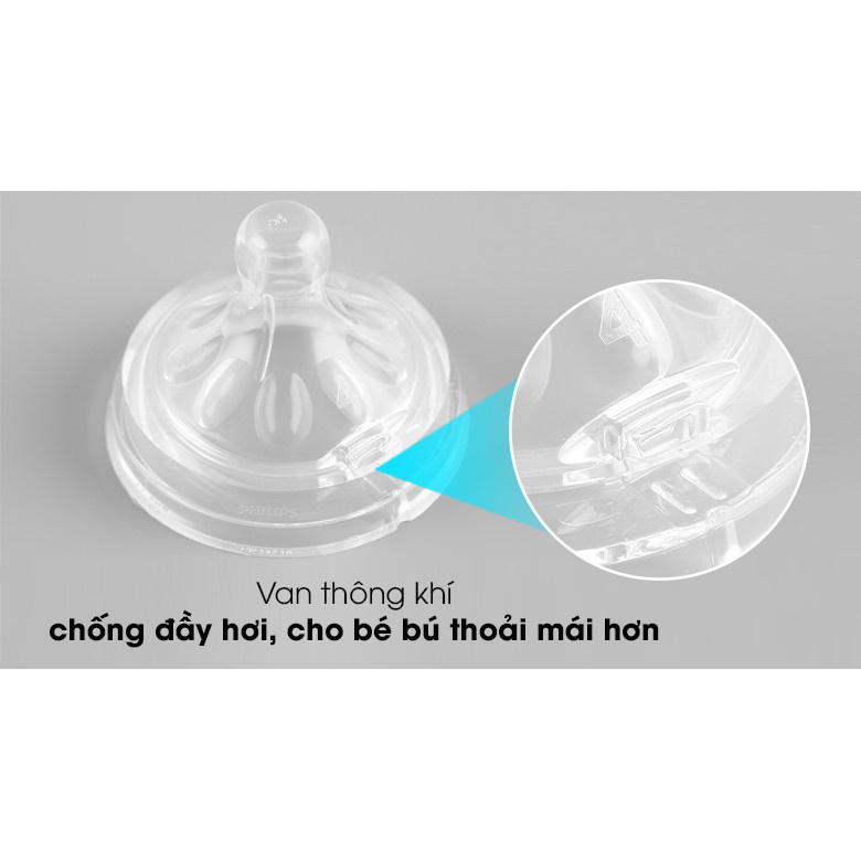 Núm ti bình Avent Philip Natural cho bé (Hộp 2 núm) Mama Baby VN