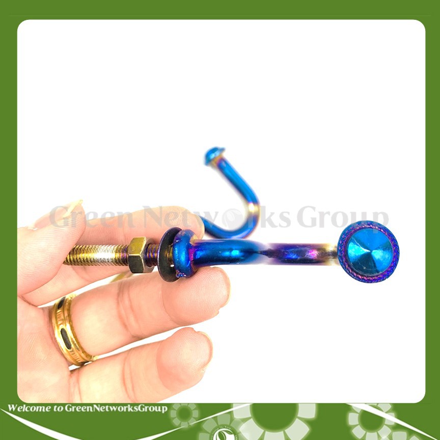 Móc treo đồ titan kiểu móc câu dành cho xe máy (1 cái) Greennetworks