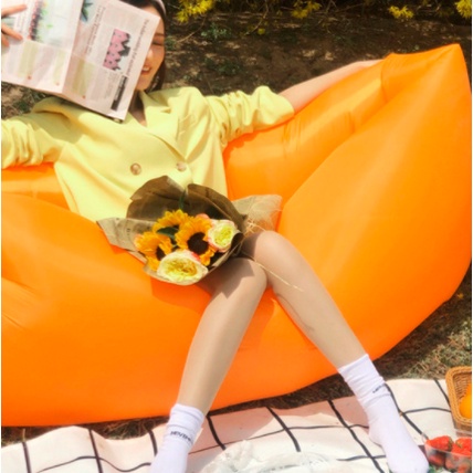 Ghế sofa bơm hơi có thể gập lại chống thấm nước chống rò rỉ khi đi cắm trại du lịch