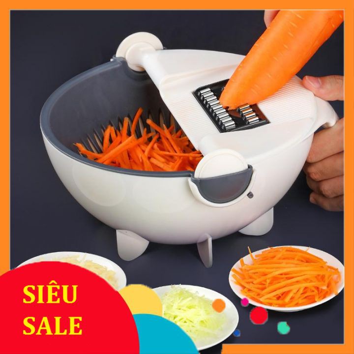 RỔ ĐA NĂNG BÀO GỌT RAU CỦ 7 LƯỠI 5IN1