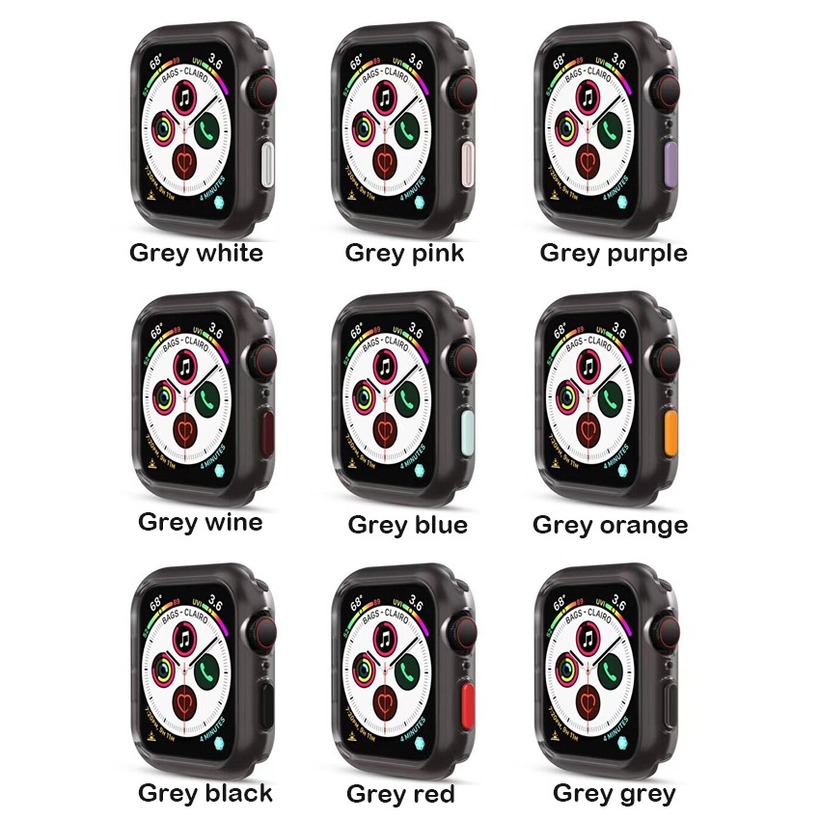 Ốp Bảo Vệ Chống Sốc Cao Cấp Cho Apple Watch Series 6 SE 4 5 Se 44mm shanchu