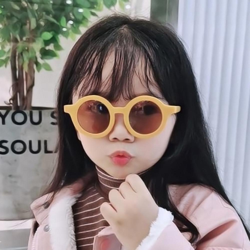 Kính Mát Tròng Tròn Nhiều Màu Sắc Chống Tia UV Nhỏ Gọn Dành Cho Bé MXMUSTY