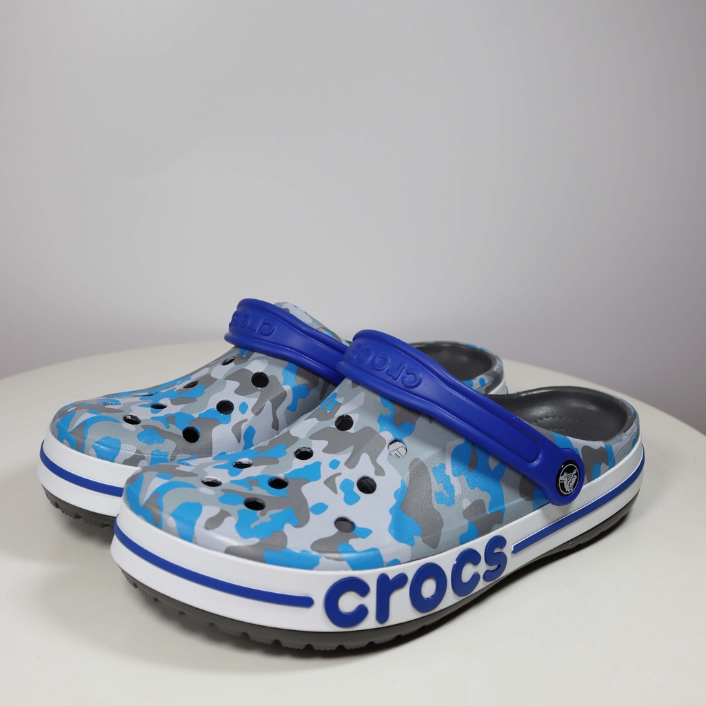 Dép Crocs unisex Ngụy Trang Đi Biển Cho jibbitz []205089】