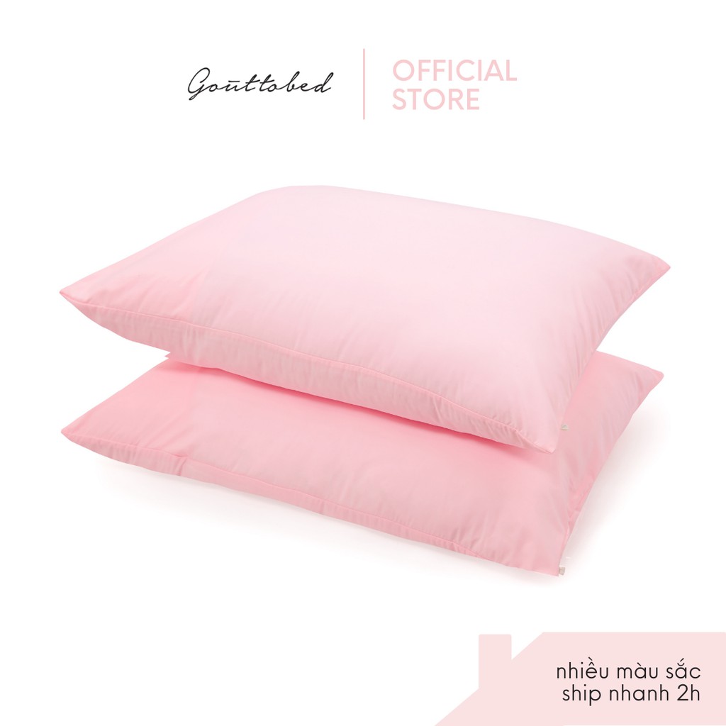 [SAMPLE SALE] Vỏ gối nằm Goûttobed 50-70cm Premium Cotton hàng mẫu outlet