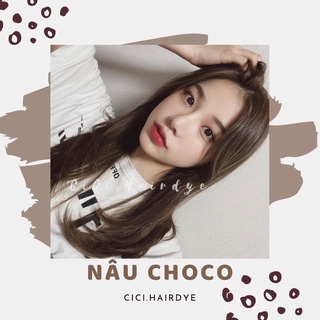 [KHÔNG TẨY] Thuốc nhuộm NÂU CHOCO ( tặng trợ nhuộm, găng tay)