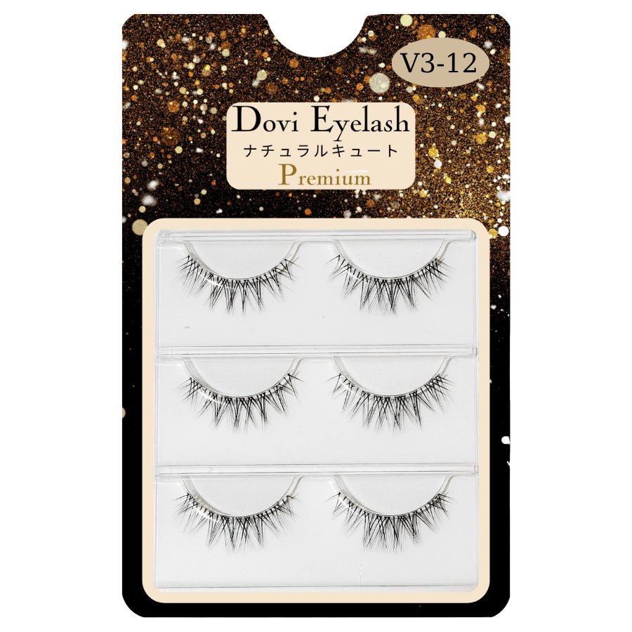 Mi giả gân trong Dovi Eyelash đẹp tự nhiên dùng hàng ngày sợi mềm mịn