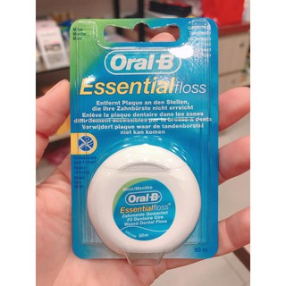 Chỉ nha khoa Oral-b Esential Floss Waxed Dental Floss 50m [Có sẵn]